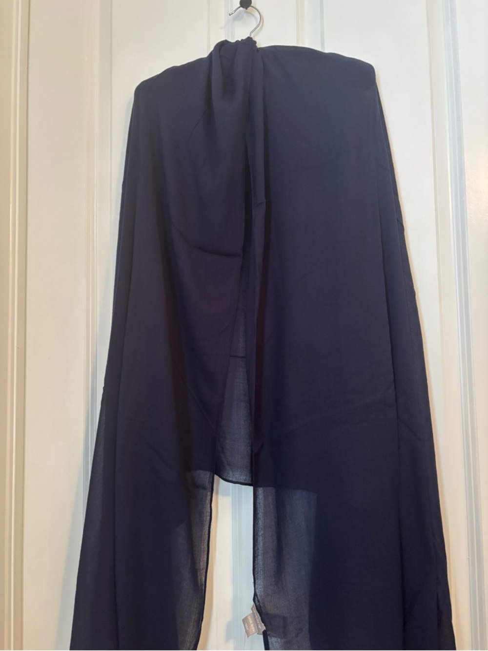 Chico's - Solid Pashmina Oblong Scarf Classic Navy. Size 80”x36” NWT
